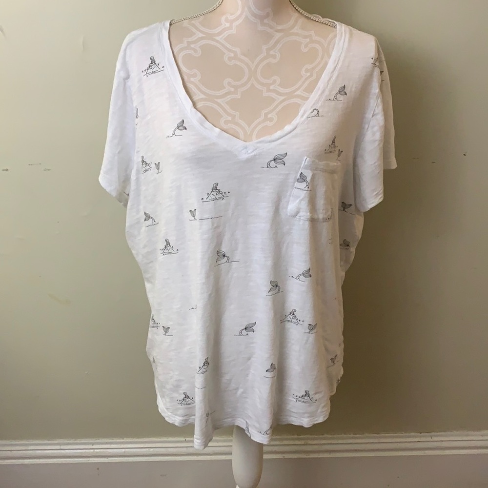 3 for $20-torrid 3x Cotton/Modal Mermaid T-Shirt